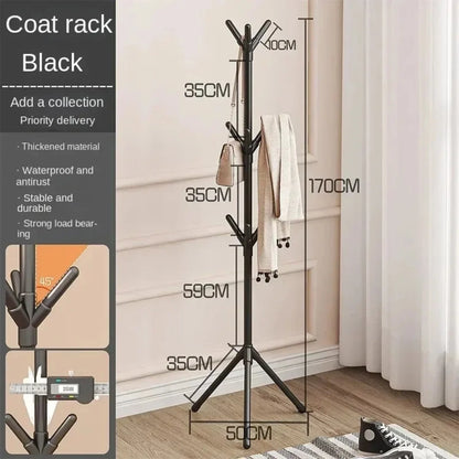 Perchero de Pie Vertical – Estilo Árbol, Para Ropa, Sombreros, Bolsos y Accesorios
