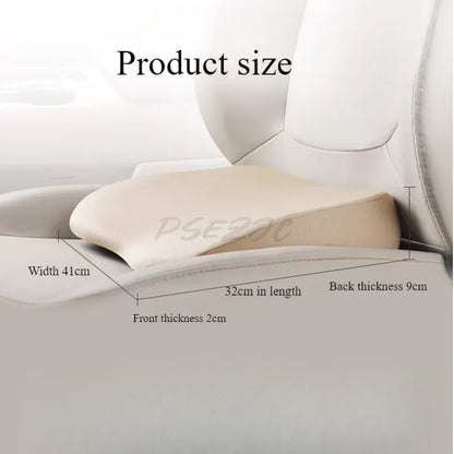 Cojín Elevador de Asiento para Coche | Almohada Gruesa Portátil con Soporte Lumbar y Confort en Todas las Estaciones