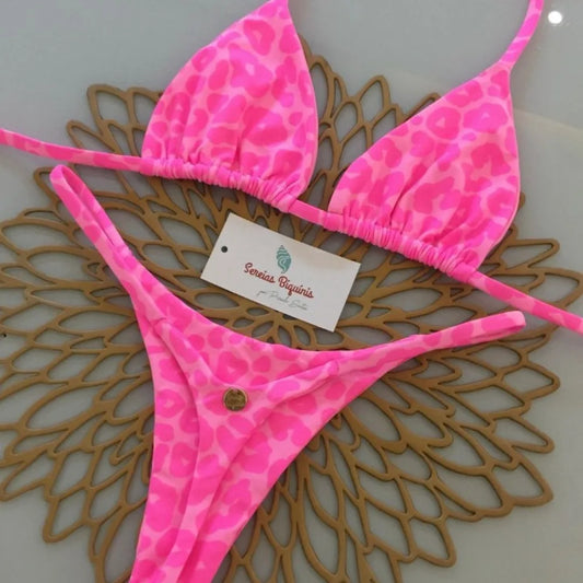 Bikini Estampado Mujer 2025 | 2 Piezas Alta Cintura Playa y Piscina