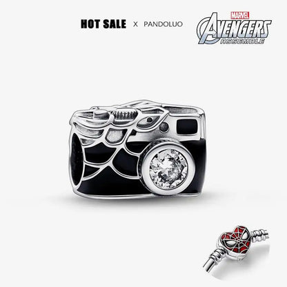 Charm Marvel Iron Man y Spiderman en Plata 925 – Abalorios Disney para Pulsera Original Mujer