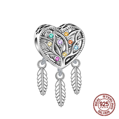 Charm avión y luciérnaga en plata 925 – Amor y viaje, compatible Pandora, pulsera y collar DIY mujer