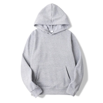 Hoodie Básico Unisex – Sudadera Casual Hombre y Mujer para Primavera, Otoño e Invierno