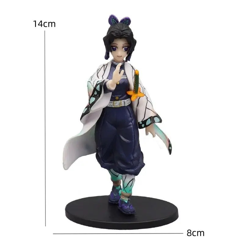 Figura Demon Slayer Anime – Kamado Tanjirou, Zenitsu y Nezuko | Figuras PVC Kimetsu no Yaiba Coleccionables