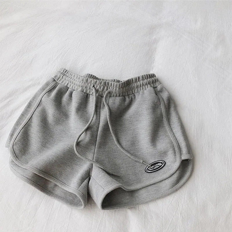 Shorts Deportivos Mujer Verano | Pantalones Cortos Cintura Alta con Cordón Casual Yoga Running