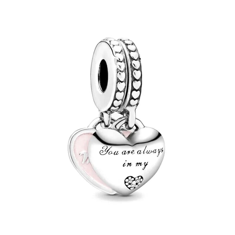 Charm Familia en Plata 925 – Abalorio Sparkling para Pulsera Original Mujer