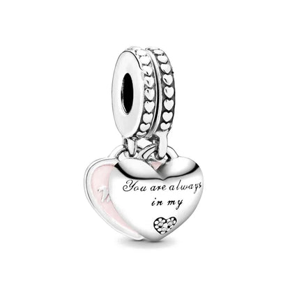 Charm Familia en Plata 925 – Abalorio Sparkling para Pulsera Original Mujer