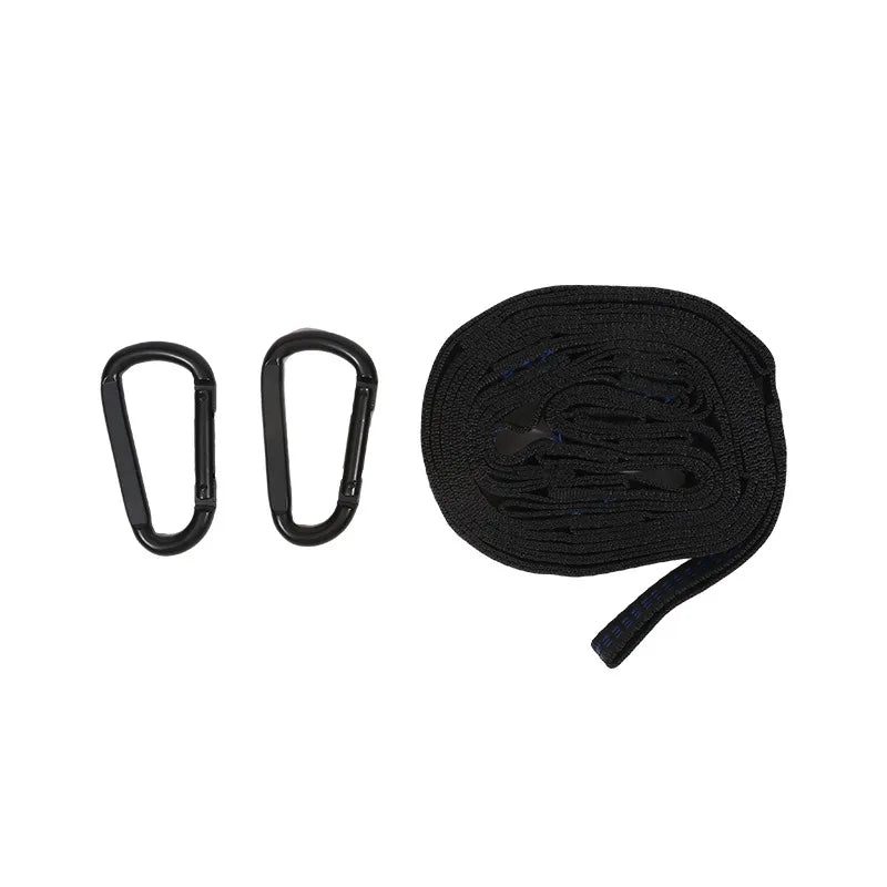 Juego de 2 Cintas para Hamaca – Alta Resistencia 600 lbs, Poliester con 5 Anillos Ajustables