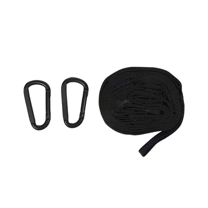 Juego de 2 Cintas para Hamaca – Alta Resistencia 600 lbs, Poliester con 5 Anillos Ajustables