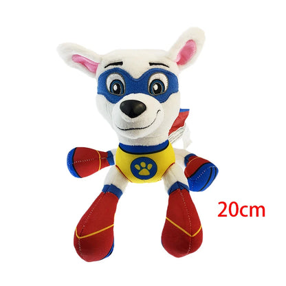 Peluche Perro Patrulla Canina 19cm – Muñeco Chase Rock de Dibujos Animados, Figura Infantil de Regalo Navidad