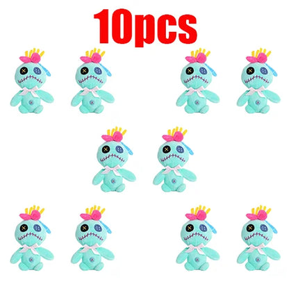 Peluche Stitch Disney 4/8 Pulgadas – Muñeco de Peluche Azul/Rosa | Juguete Anime Lilo & Stitch Regalo para Niños