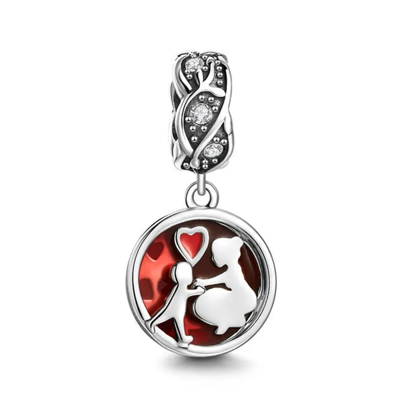 Charm Familia en Plata 925 – Abalorio Sparkling para Pulsera Original Mujer