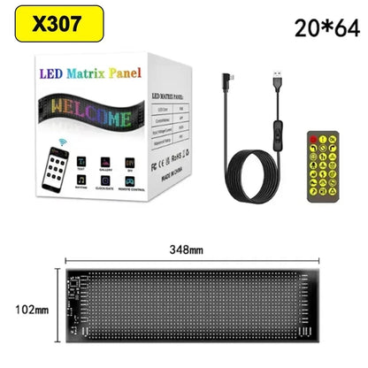 Ojos LED para Camión y Coche Demon Eyes – Pantalla LED Flexible Programable APP Control DIY