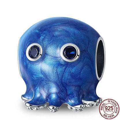 Charm animal mascota en plata 925 – Abalorio elegante para pulsera o collar tipo Pandora, joyería personalizada mujer