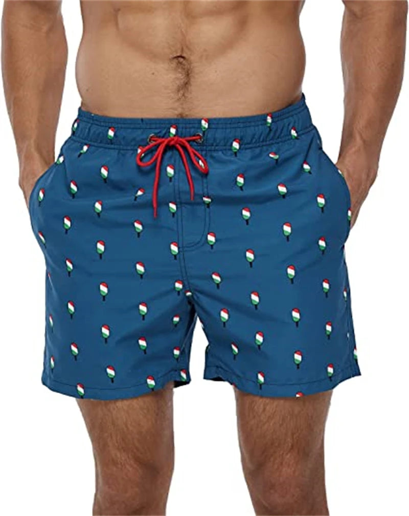 Shorts Hombre Verano con Bolsillos | Pantaloneta Playa Surf Secado Rápido
