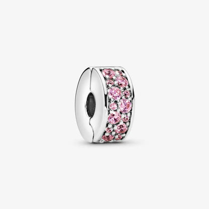 Charm flor margarita rosa de plata 925 – Colgante en forma de flor para pulsera tipo Pandora, joyería elegante para mujer