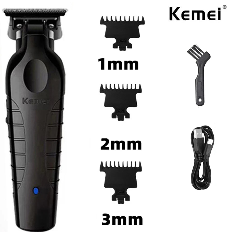 Kemei KM-2296 KM-2299 KM-1102 Cortapelos Profesional Hombre | Máquina Eléctrica Recargable de Corte y Afeitado