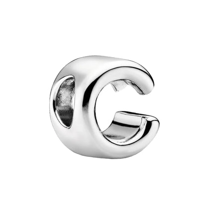 Beads Letras A-Z en Plata – Abalorios de Colores para Pulseras Originales DIY