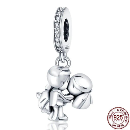 Charm camaleón y luciérnaga que brilla en la oscuridad – Plata 925 para pulsera tipo Pandora, joyería DIY única