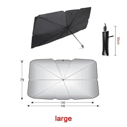 Parasol para Coche | Protector Solar Plegable para Parabrisas y Ventanas Laterales