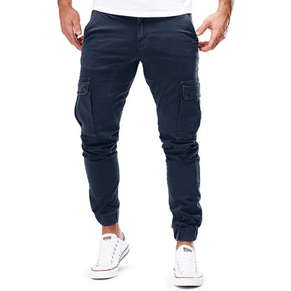Pantalones Jogger de Moda para Hombre – Streetwear 2025, Cargo, Multi-Bolsillos, Casual, Fitness y Gym