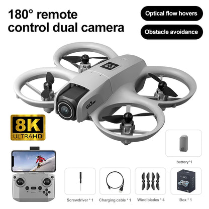 2025 GT3 RC Drone 8K 5G Professional HD Aerial Photography Obstacle Avoidance Remote Control Aircraft Dual Camera Quadcopter Toy