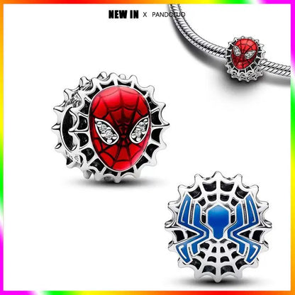 Charm Marvel Disney en Plata 925 – Abalorios Captain America, Wolverine y Deadpool para Pulsera Original Mujer