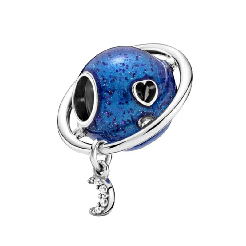 Charm Serie Océano en Plata 925 – Abalorios Tortuga, Cangrejo y Sirena para Pulsera Original Mujer