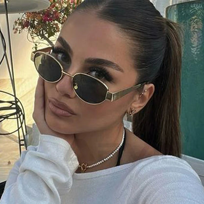 Gafas de Sol Ovaladas Retro Unisex | Estilo Clásico y Protección UV400