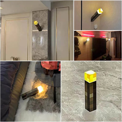 Lámpara LED en Forma de Poción – Luz Nocturna USB Recargable | Decoración Gamer Minecraft para Niños y Hogar