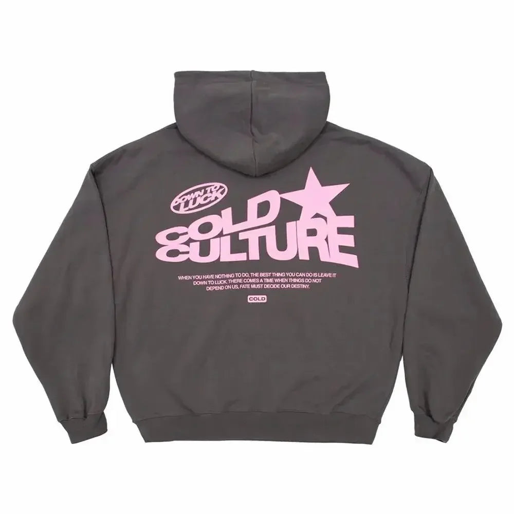 Sudadera Oversize Unisex Estilo Y2K Harajuku Hip Hop con Estampado Gótico