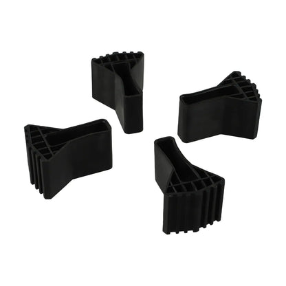 4 Piezas Pies Antideslizantes para Escalera – Protectores de Goma Reemplazables para Patas de Escaleras y Muebles
