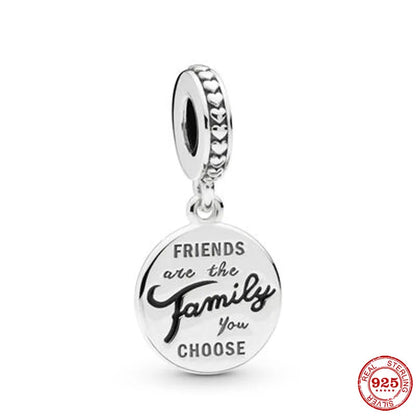 Charm Familia en Plata 925 – Abalorio Sparkling para Pulsera Original Mujer
