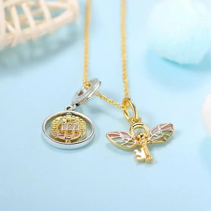 Charm Sobre Plata 925 | Serie Mago | Compatible Pulsera Pandora 3mm
