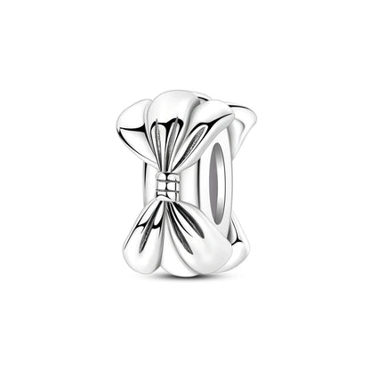 Charm de Plata 925 con Mariposa y Dragón – Abalorio Colorido con Zirconia Arcoíris para Pulseras DIY