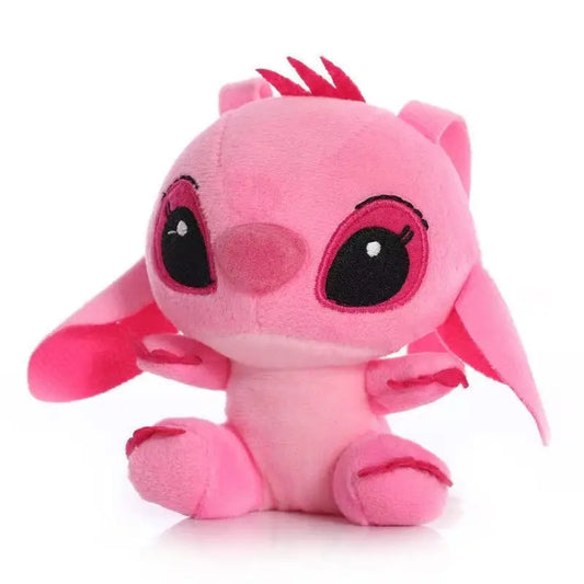 Peluche Stitch Disney 4/8 Pulgadas – Muñeco de Peluche Azul/Rosa | Juguete Anime Lilo & Stitch Regalo para Niños