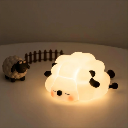 Lámpara de Noche de Silicona LED – Conejo/Zorro, Recargable con Sensor Táctil y Temporizador, Luz Regulable para Dormitorio Infantil