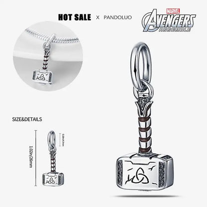 Charm Marvel Iron Man y Spiderman en Plata 925 – Abalorios Disney para Pulsera Original Mujer