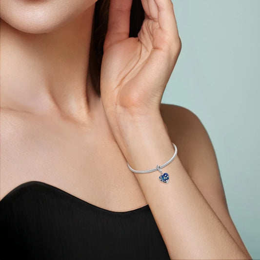 Charm colgante Cielo Estrellado de Van Gogh en plata 925 – Compatible Pandora, pulsera mujer DIY