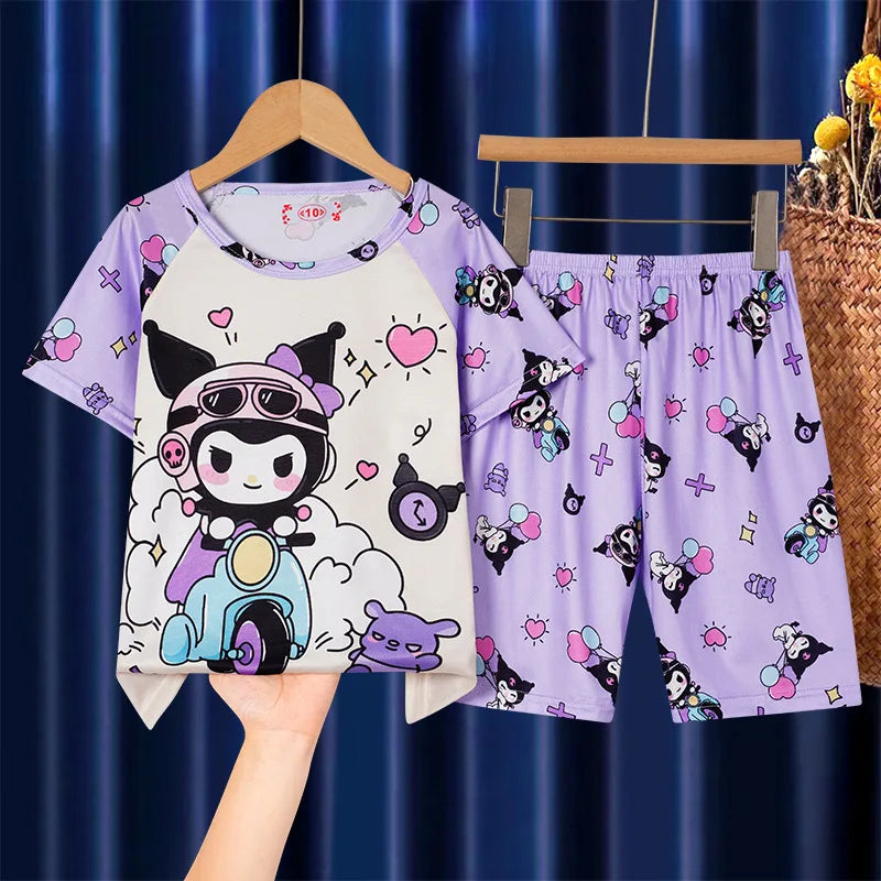 Pijamas Verano Niños | Conjunto Camiseta y Pantalón Corto Infantil