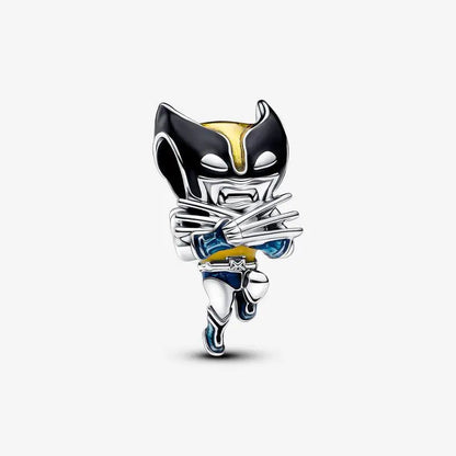 Charm Marvel Disney en Plata 925 – Abalorios Captain America, Wolverine y Deadpool para Pulsera Original Mujer