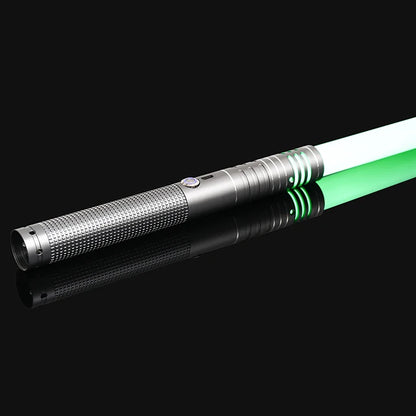 RGB Metal Lightsaber Dueling Smooth Swing Laser Sword Sabre De Luz 16 Color Changing 16 Sounds FOC Rave Flashing Toy