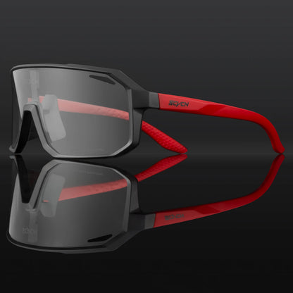 Gafas de Ciclismo SCVCN Fotocromáticas | Gafas Deportivas UV400 para Hombres MTB y Ruta