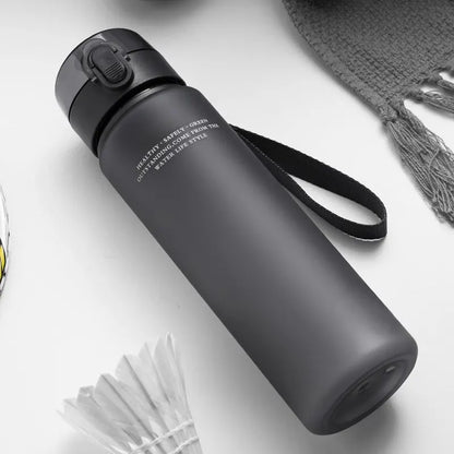 Botella Deportiva Portátil Libre de BPA | A Prueba de Fugas | 400ml / 560ml | Para Gimnasio, Viajes y Senderismo
