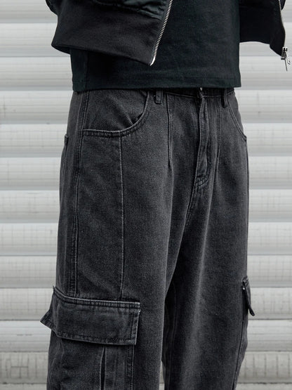 Jeans Baggy Y2K para Hombre – Pantalones Hip Hop Harajuku Oversize Pierna Ancha Denim Cargo Estilo Coreano Streetwear