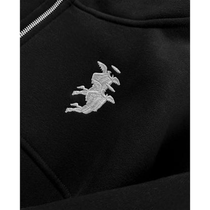 Hoodie Oversize con Bordados Gráficos – Sudadera Unisex Estilo Streetwear Y2K Harajuku Hip Hop Retro Gótica Rock