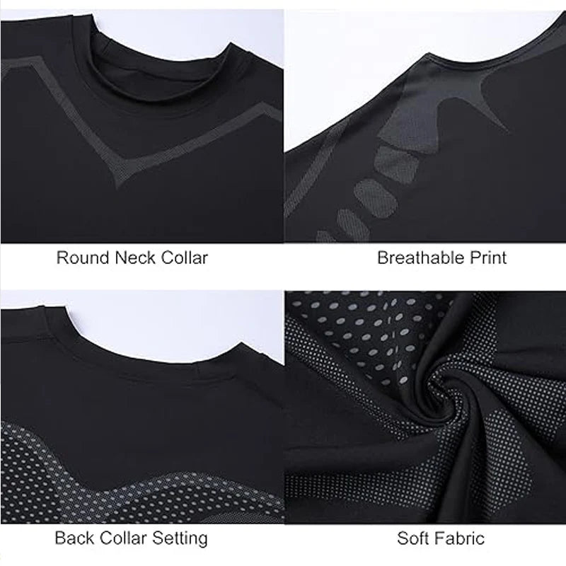 Camiseta Compresiva sin Mangas para Hombre – Tank Top de Gym, Fitness y Baloncesto con Malla y Secado Rápido