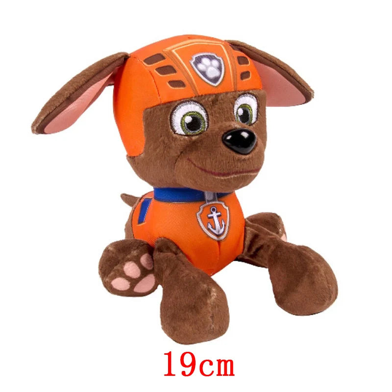 Peluche Perro Patrulla Canina 19cm – Muñeco Chase Rock de Dibujos Animados, Figura Infantil de Regalo Navidad