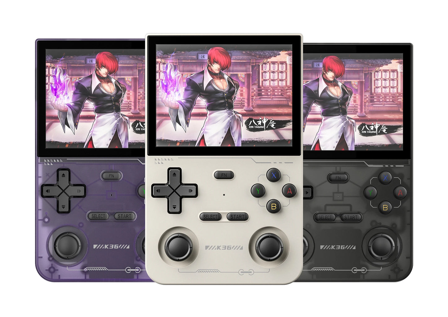 K36 Retro Handheld Game Console – Consola Portátil 3.5” IPS Linux con 64GB para PS1/PSP/N64