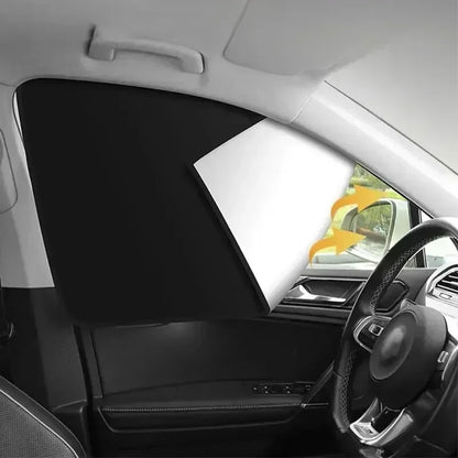 Cortina de Auto Magnética de Doble Cara – Parasol Opaque con Fuerte Succión para Protección Solar de Verano