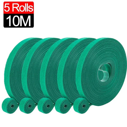 Cinta de Nylon Ajustable para Plantas 2M | Soporte Reutilizable de Jardín, Atado y Fijación